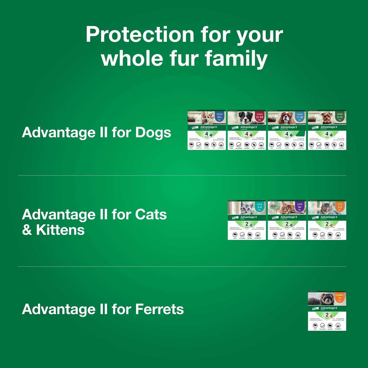 Advantage II for Dogs 3 X6761
