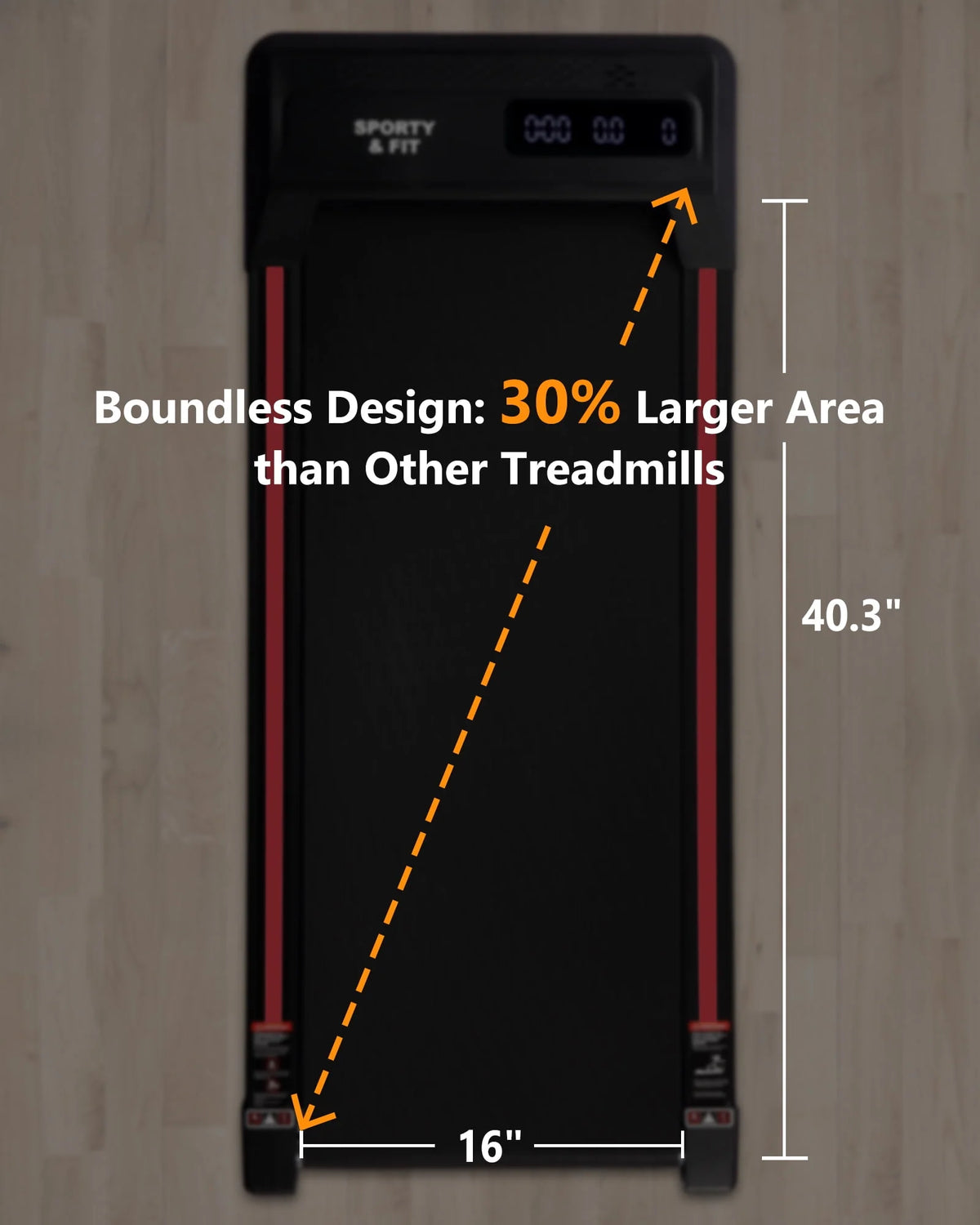 Black Walking Pad H1650