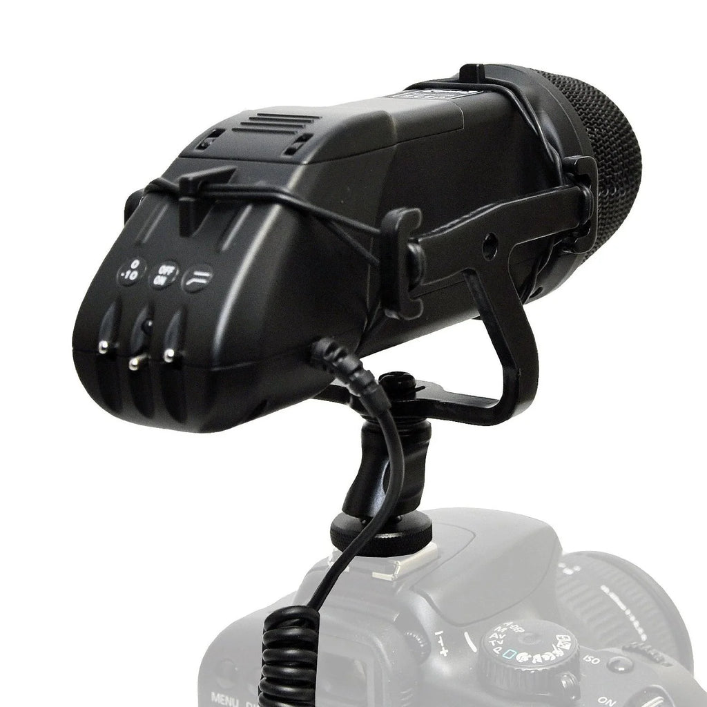Canon EOS M6 Professional Microphone (Stereo/NRS) With Dead Cat Wind Muff D1509