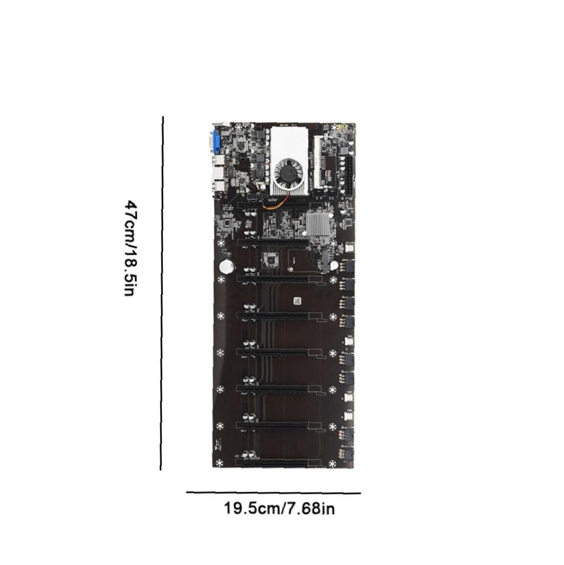 Mining Motherboard with 8 Video Card Slots A4797