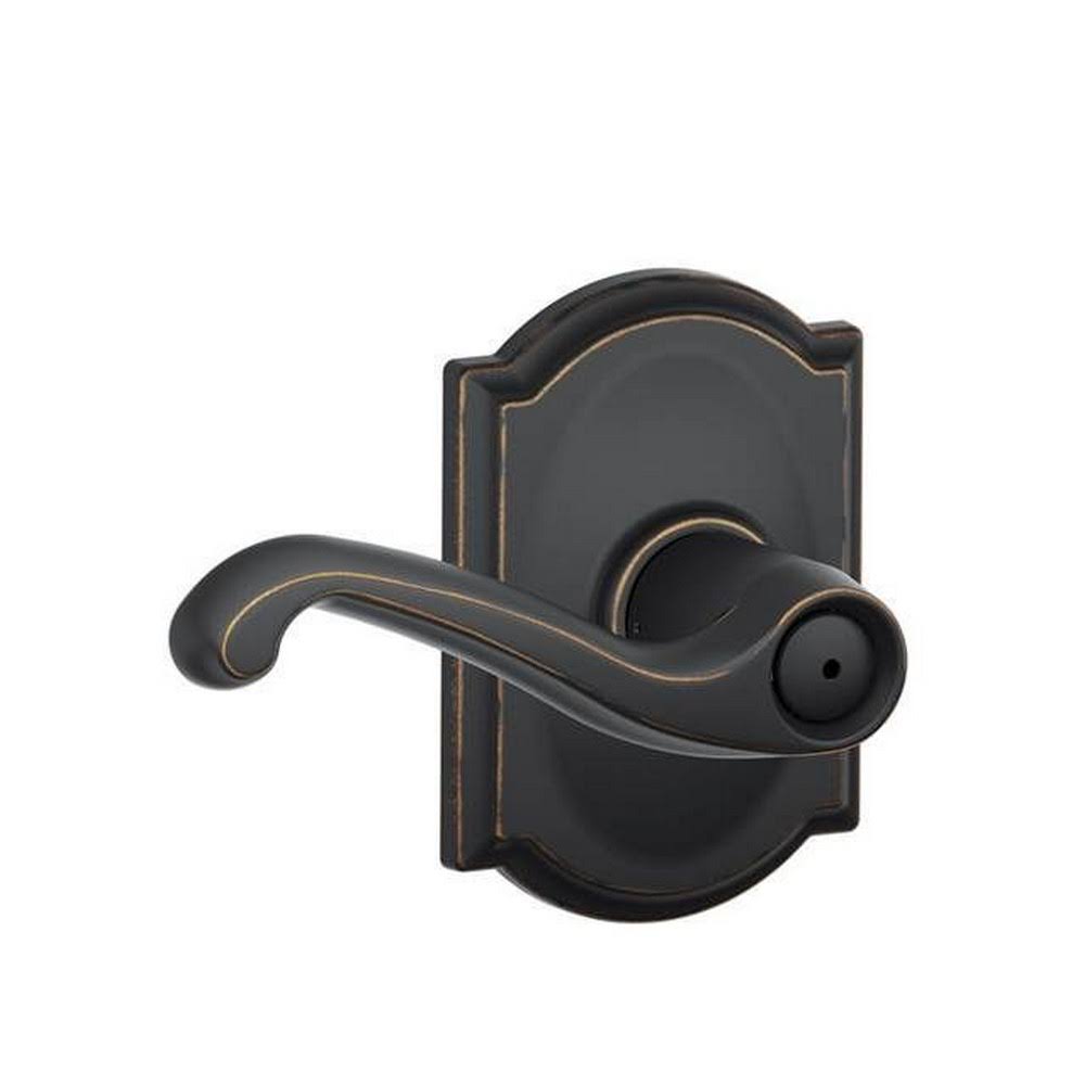 Aged Bronze Privacy Lever H845404
