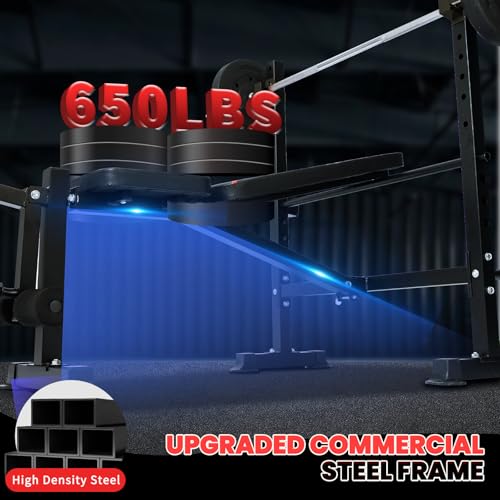 Adjustable Incline Decline Flat Weight Bench with Leg Extension & Curl O822768
