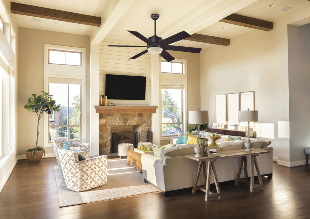 English Bronze Ceiling Fan V499913