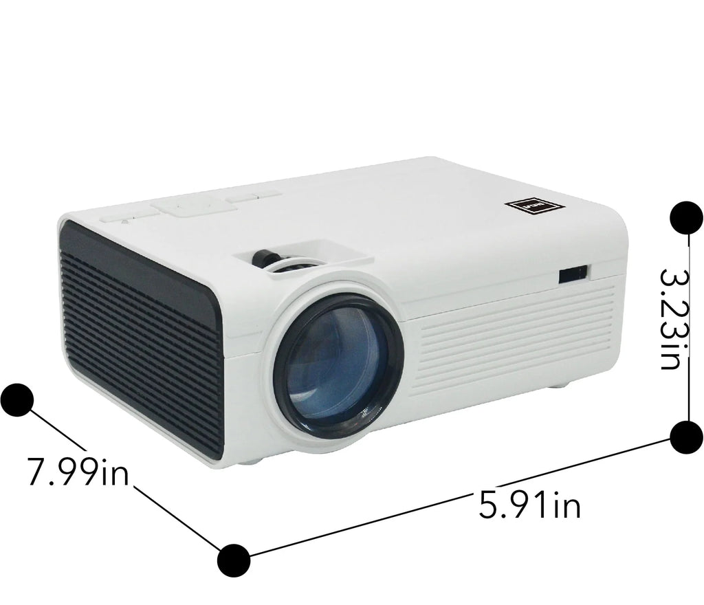 White LCD Home Theater Projector A17822