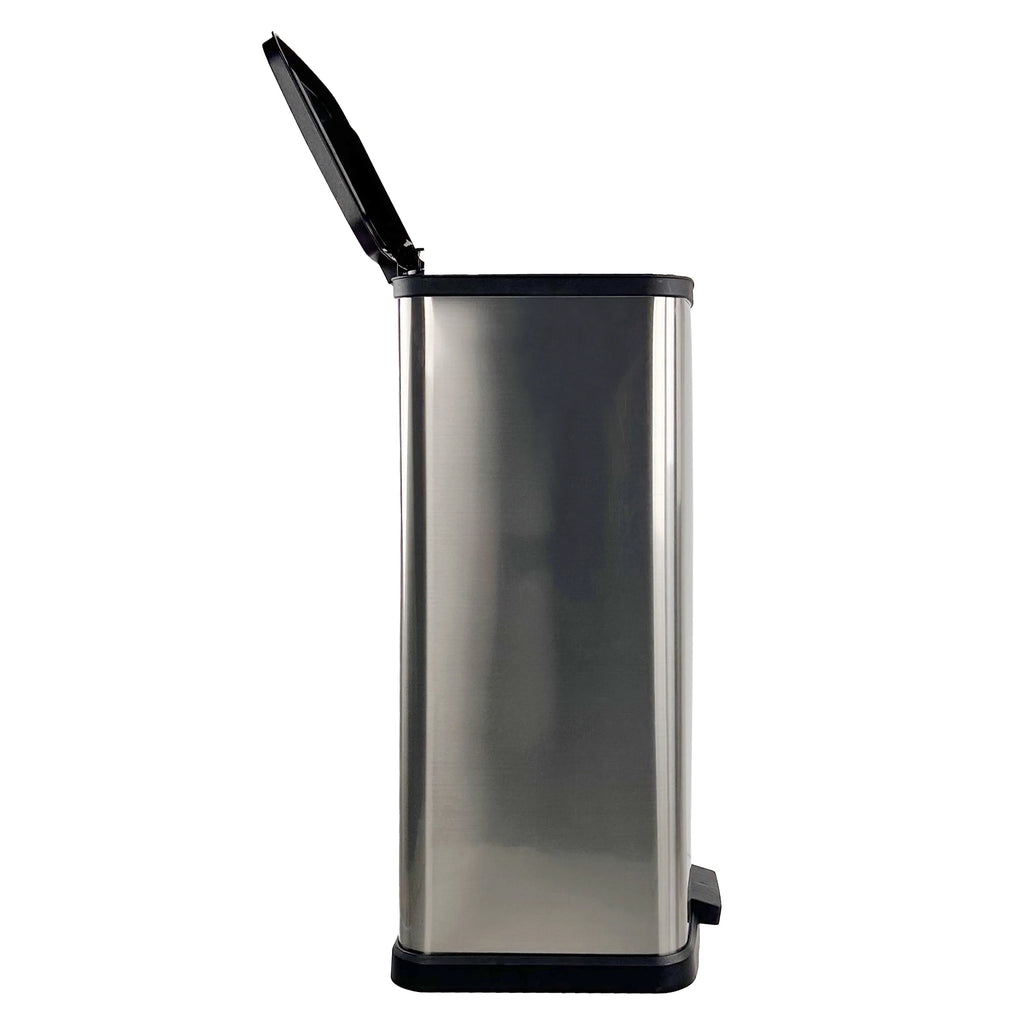 13.2 Gallon Plastic Rectangular Step Trash Can G43704