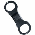 Black Steel Rigid Handcuffs I573
