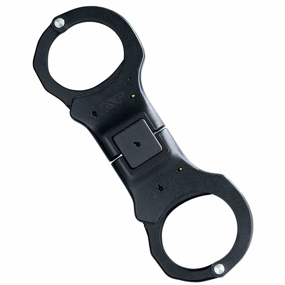 Black Steel Rigid Handcuffs I573