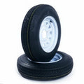 2PCS 5.30-12 Bias Trailer Tires with White Rim Z482809