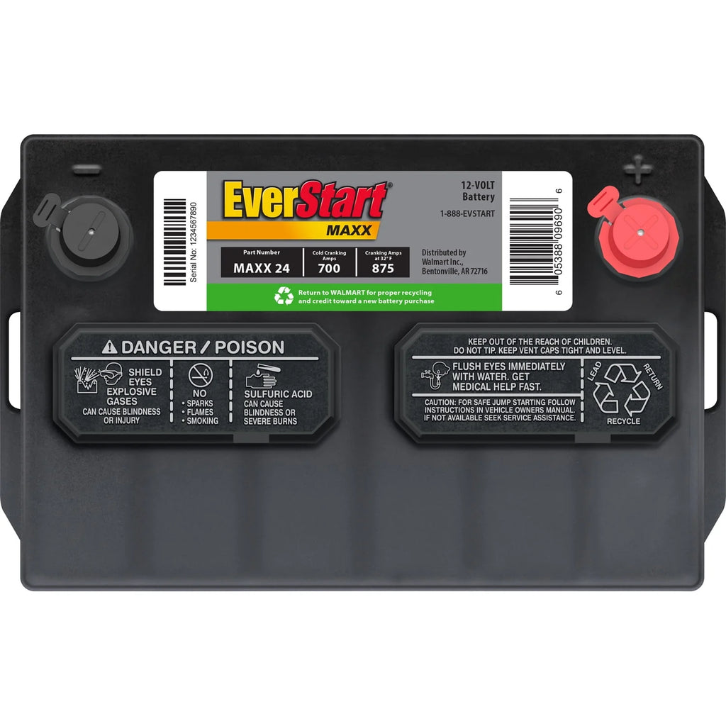 Lead Acid Automotive Battery Group Size 24 12 Volt 700 CCA M822