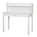 White MDF Desk with Hutch E550