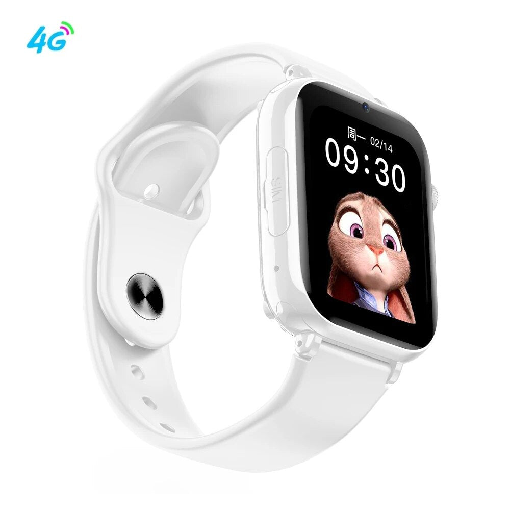 White 4G Smart Watch with GPS Location Tracker Camera M449338