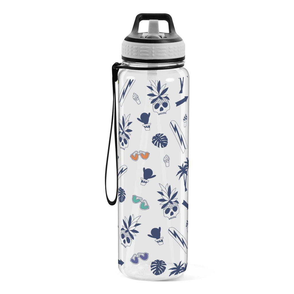 Clear 32oz Tritan Water Bottle with Straw K934471