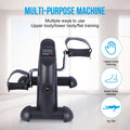 Black Under Desk Exercise Bike with LCD Display O428361