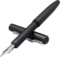 Fountain Pen with Gift Case, Fine Nib, Refillable, Stainless Steel P9826