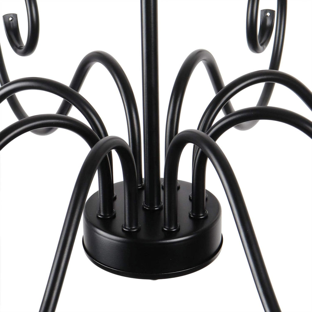 8 Lights Black Rustic Chandelier Ceiling Light Fixture T69218