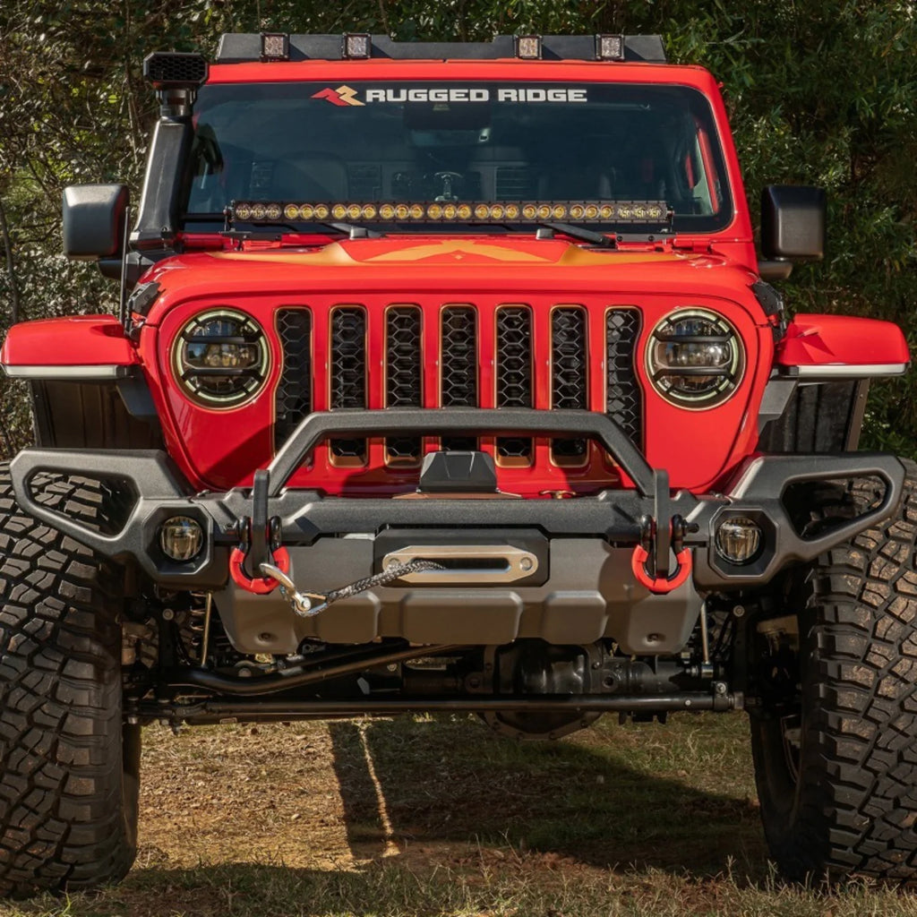 Venator Front Bumper with Overrider and Winch Tray Q39841