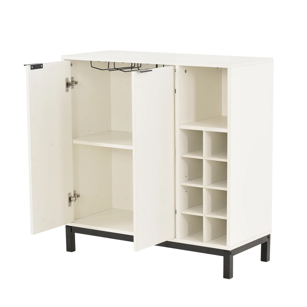 White Sideboard Buffet Cabinet with Storage Z707