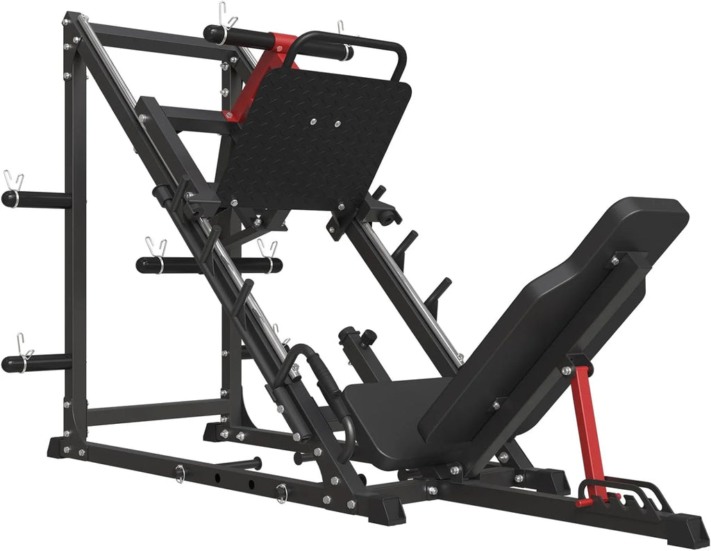 Leg Press Machine with Calf Block, 1500LBS Weight Capacity Adjustable Leg Machine H11887