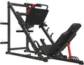 Leg Press Machine with Calf Block, 1500LBS Weight Capacity Adjustable Leg Machine H11887