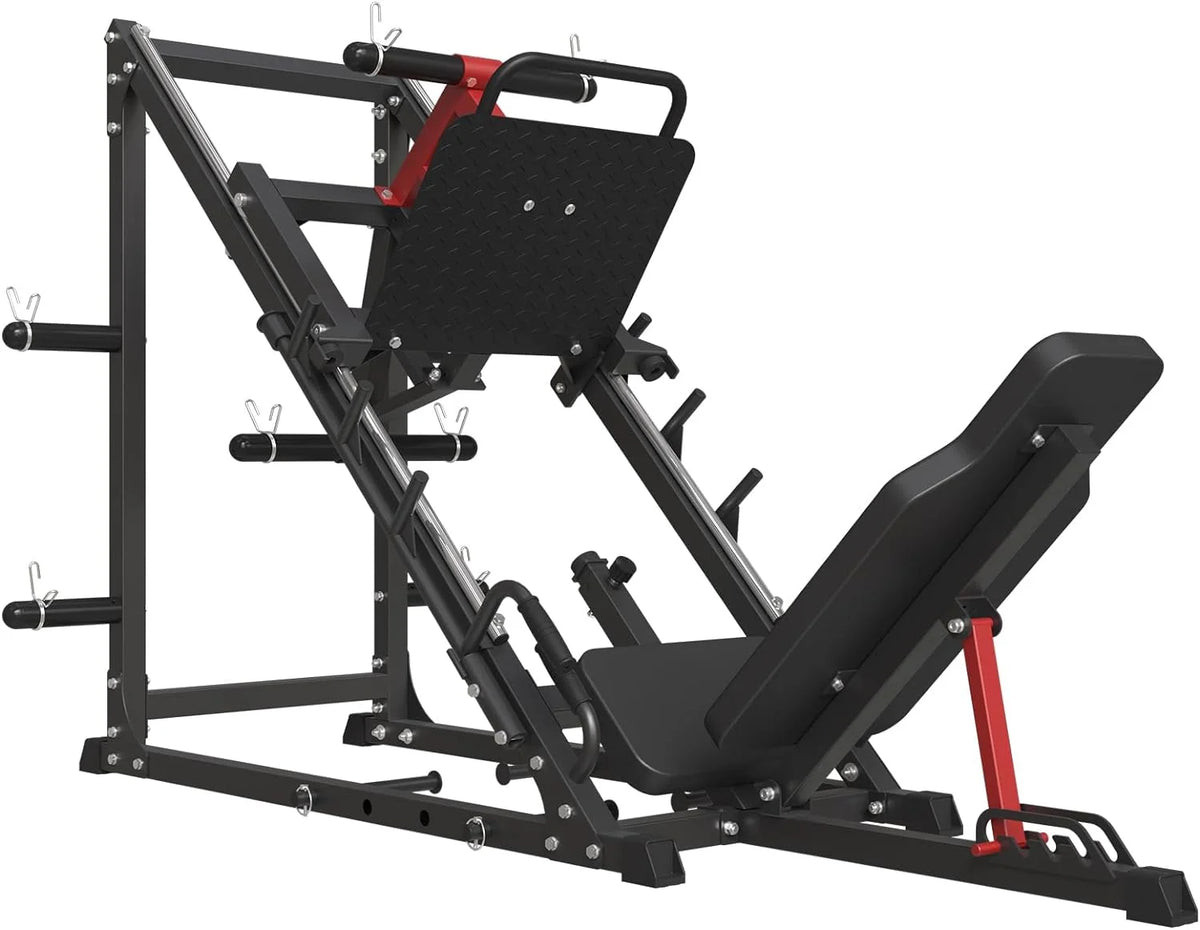 Leg Press Machine with Calf Block, 1500LBS Weight Capacity Adjustable Leg Machine H11887