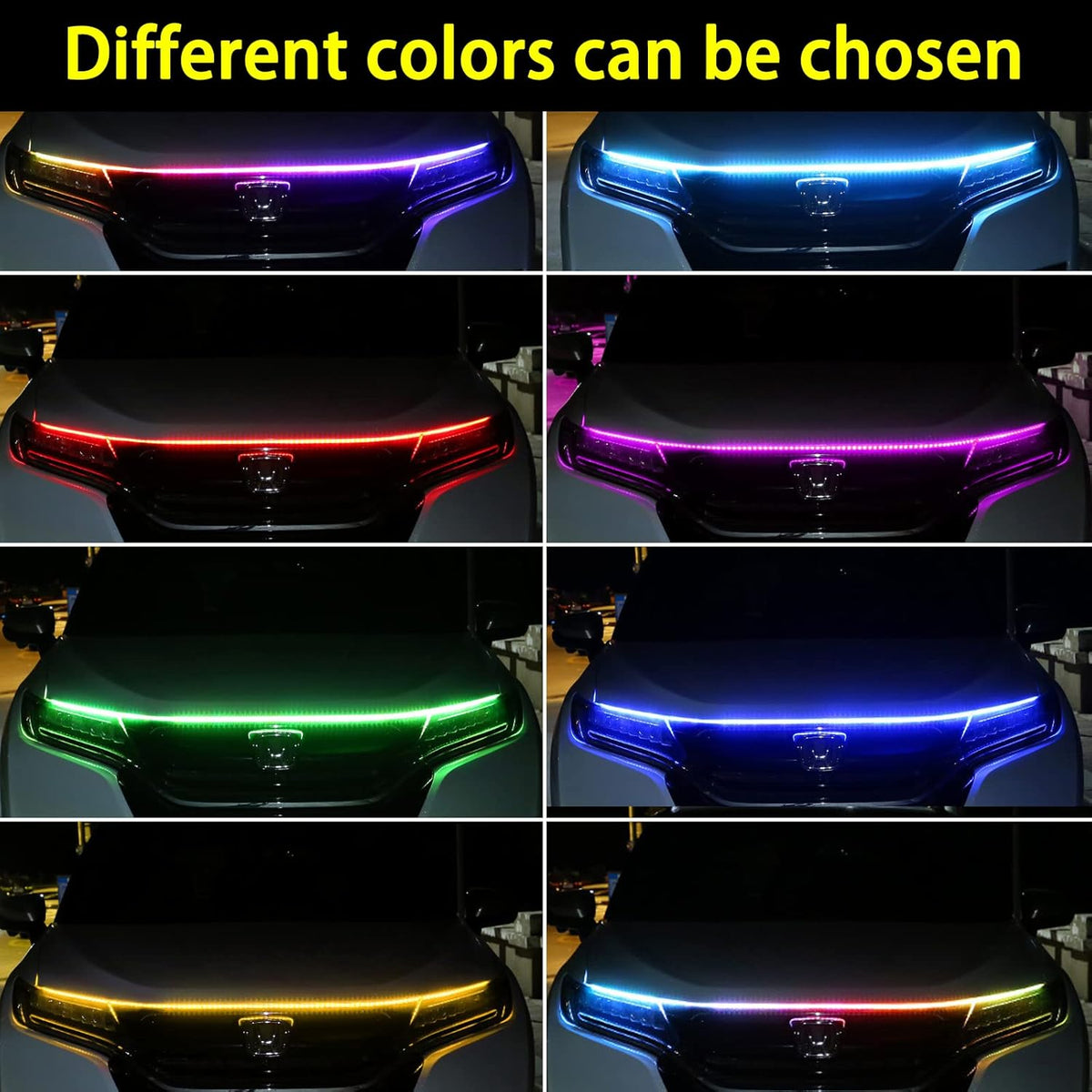 Multicolor Waterproof Car LED Strip Lights B95368