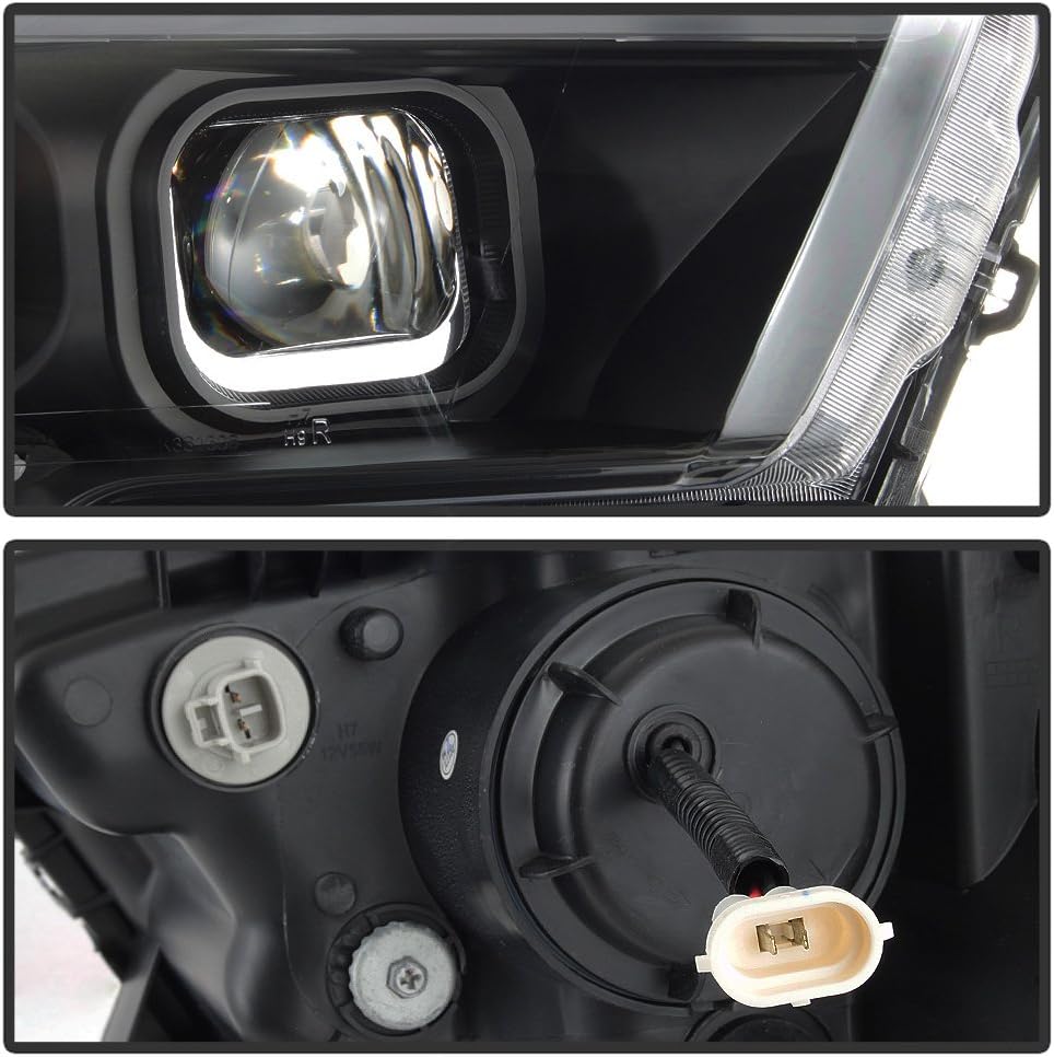 2016-2019 Toyota Tacoma Black Housing LED Headlights K292