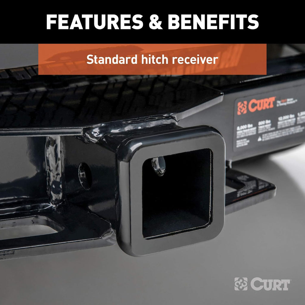 Class 3 Trailer Hitch, 2-Inch Receiver, Drilling Required K8298