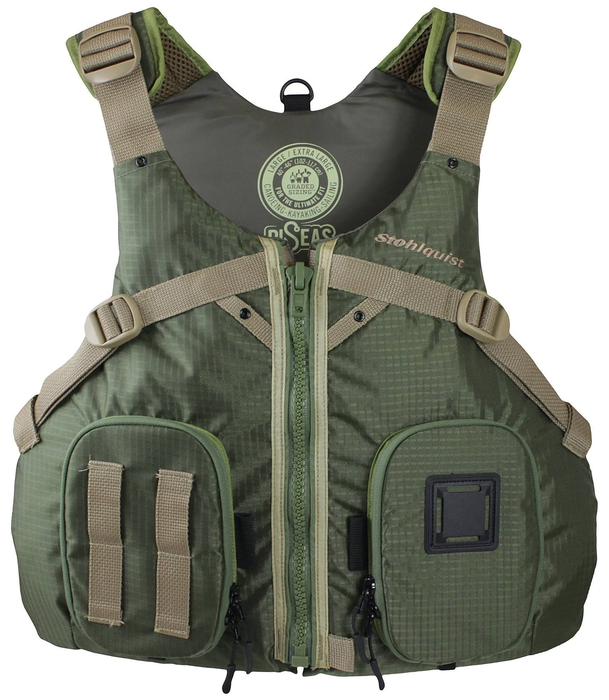 Green S/M Fishing PFD V55073