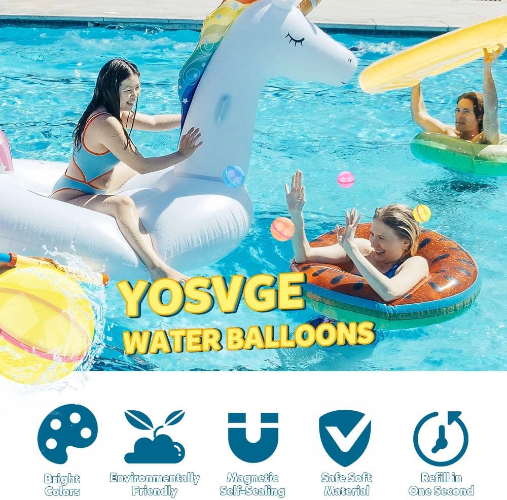 8 Pack Reusable Self Sealing Water Balloons V7416