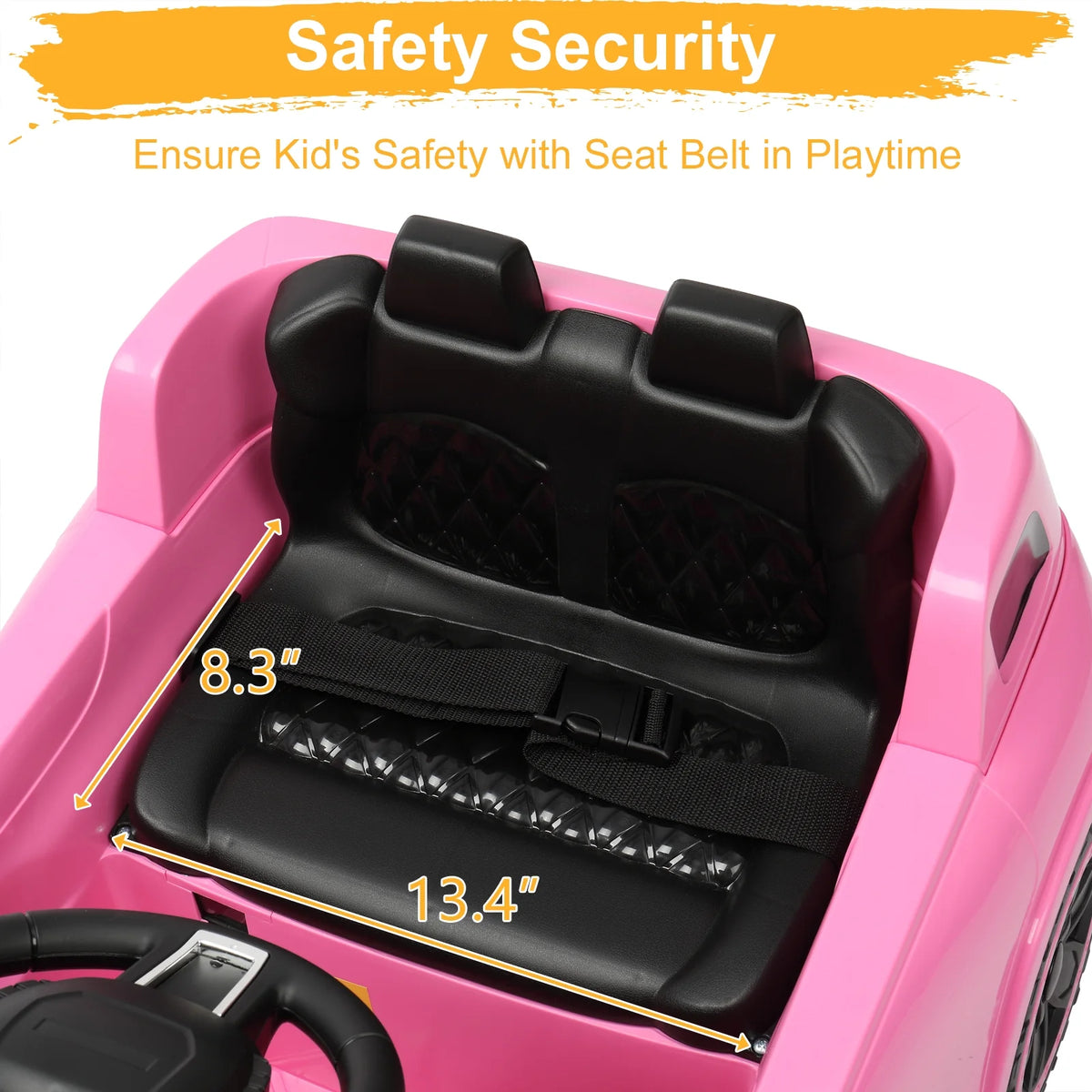 Pink Kids Ride on Car Electric Truck with Remote Control P864334