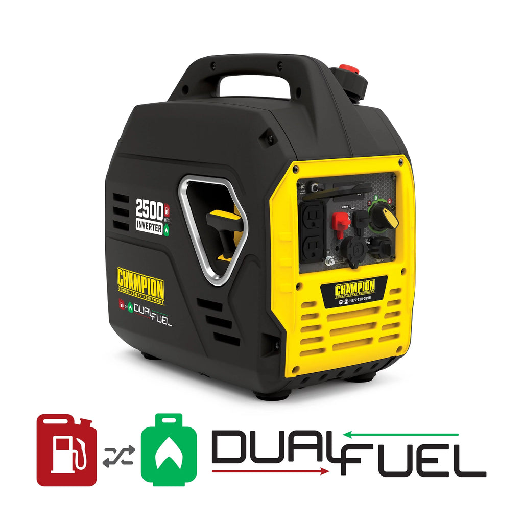 2500-Watt Dual Fuel Inverter Generator P276