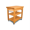 Natural Butcher Block Kitchen Cart N53446