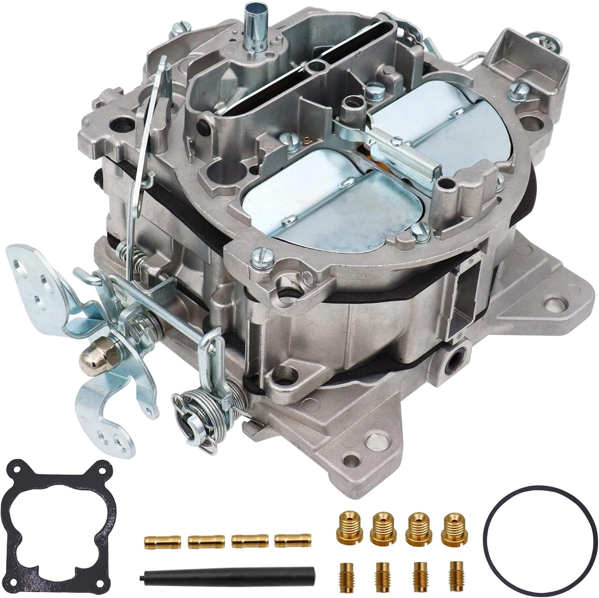 Carburetor 4 Barrel 750 CFM Manual Choke with Gaskets Plugs Jets B9549