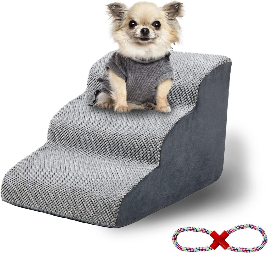 3 Tiers Non-Slip Foam Dog Ramp Stairs for Sofa F73798