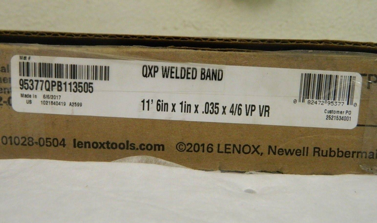 Bimetal Band Saw Blade, 11 ft. 6 in. L L936459