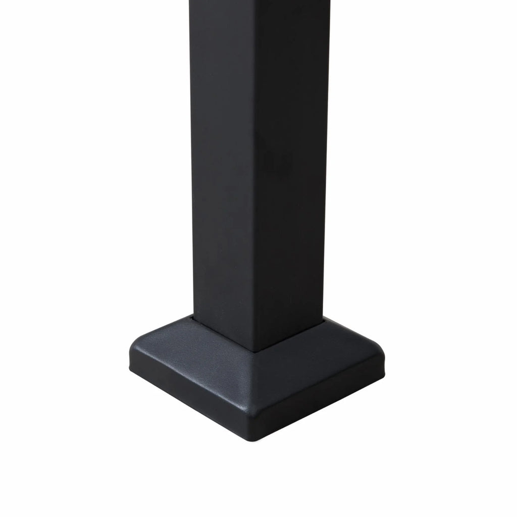 Black and White Steel Gazebo X109830