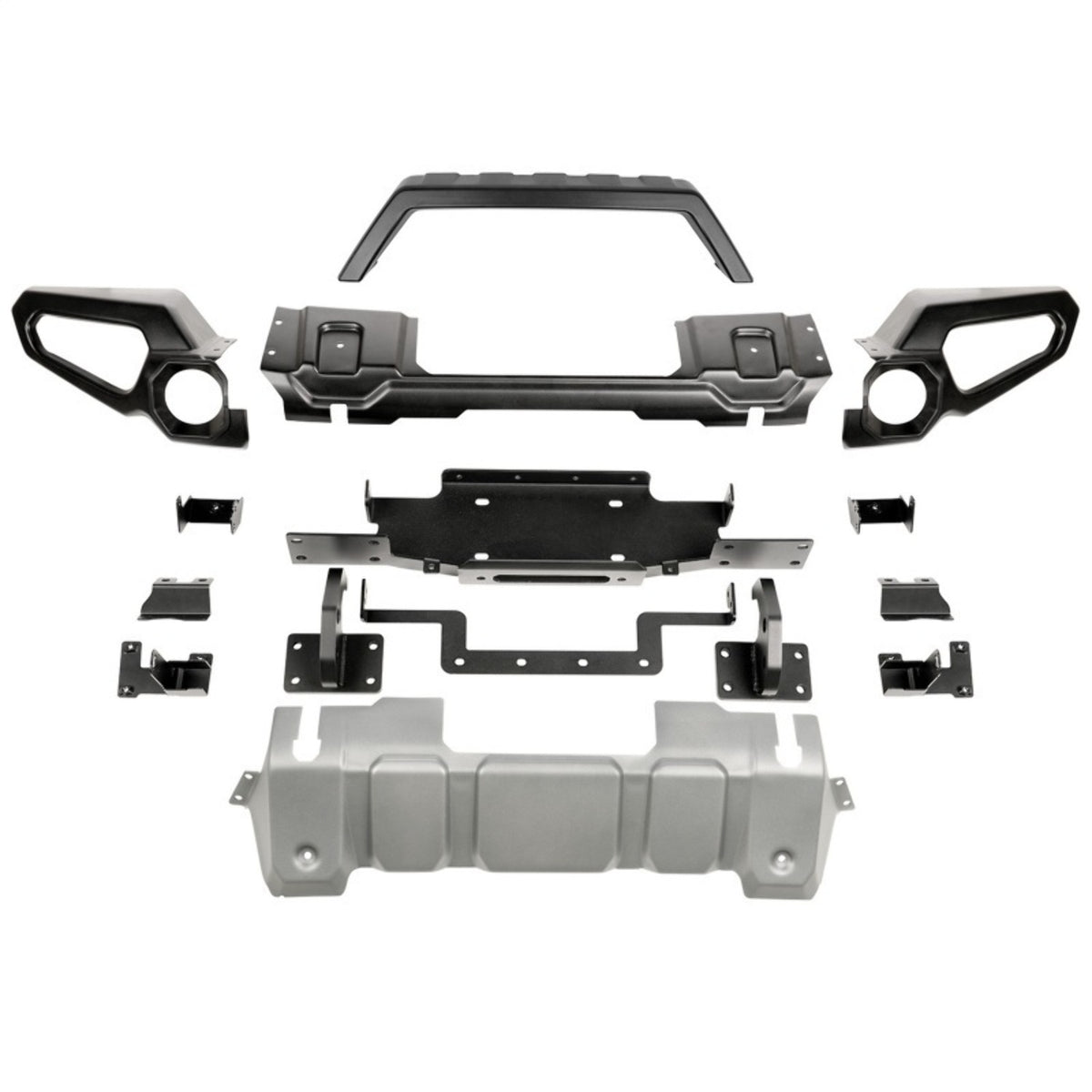 Venator Front Bumper with Overrider and Winch Tray Q39841