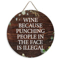 Distressed Wood Wall Sign 12x12 Inch B290388