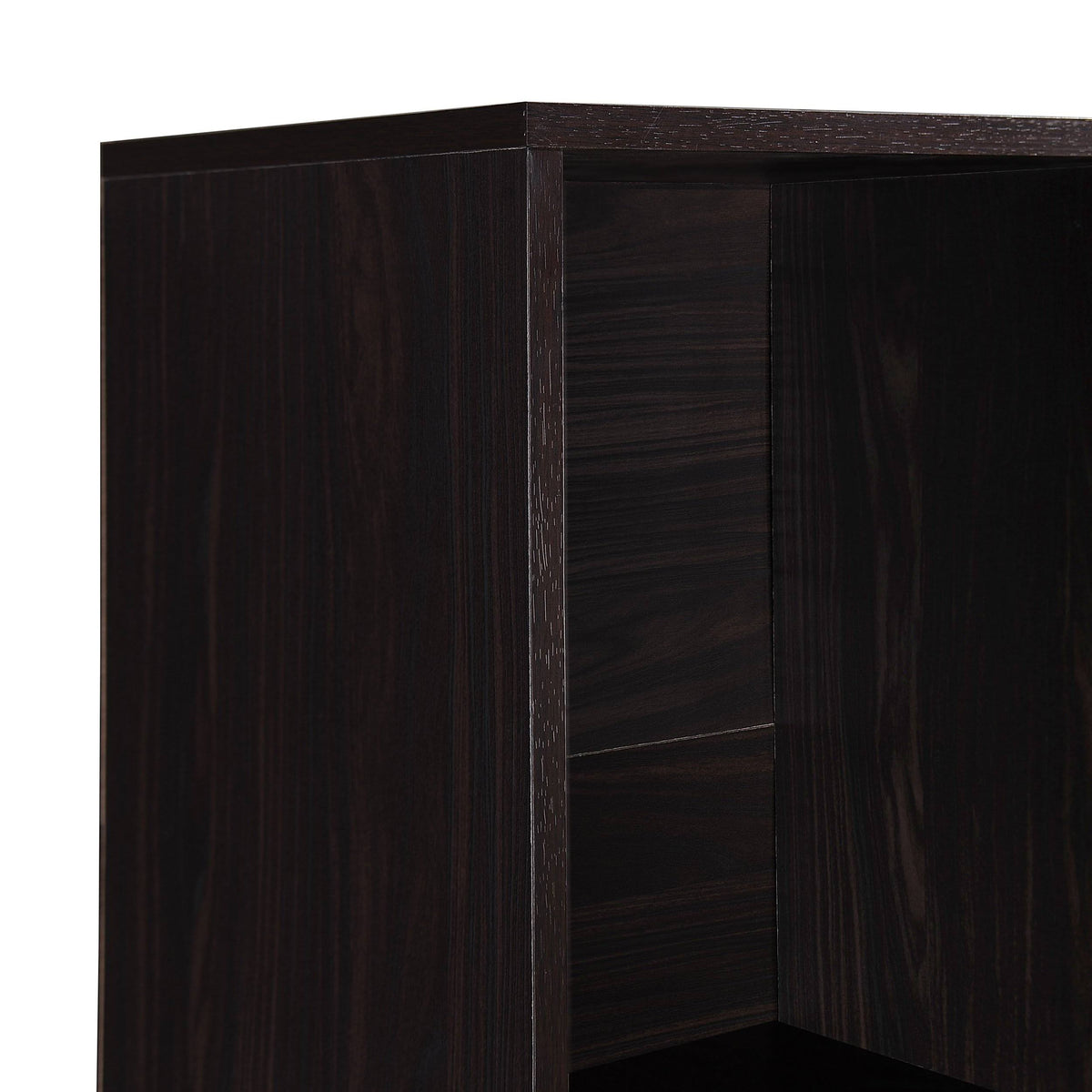 Wenge Faux Wood Bookcase K858