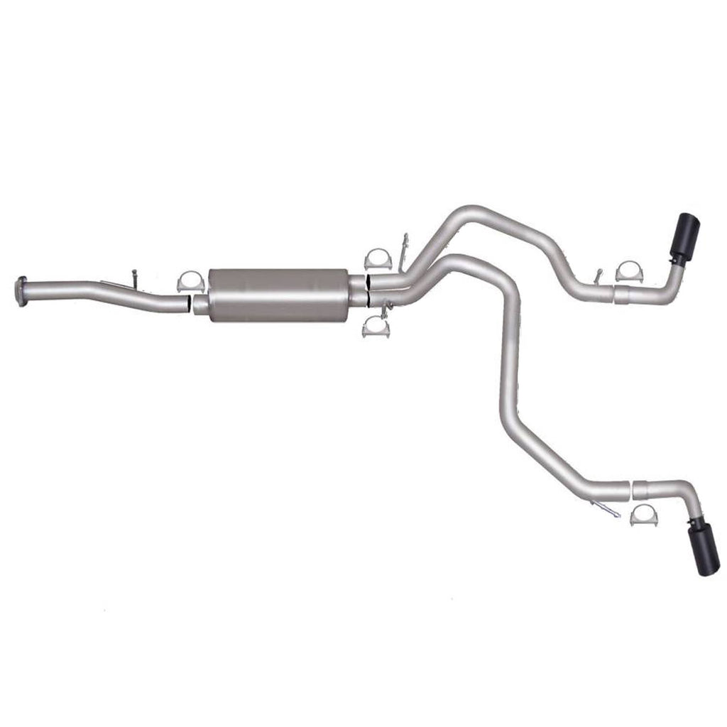 Black Cat-Back Dual Split Exhaust System E944893