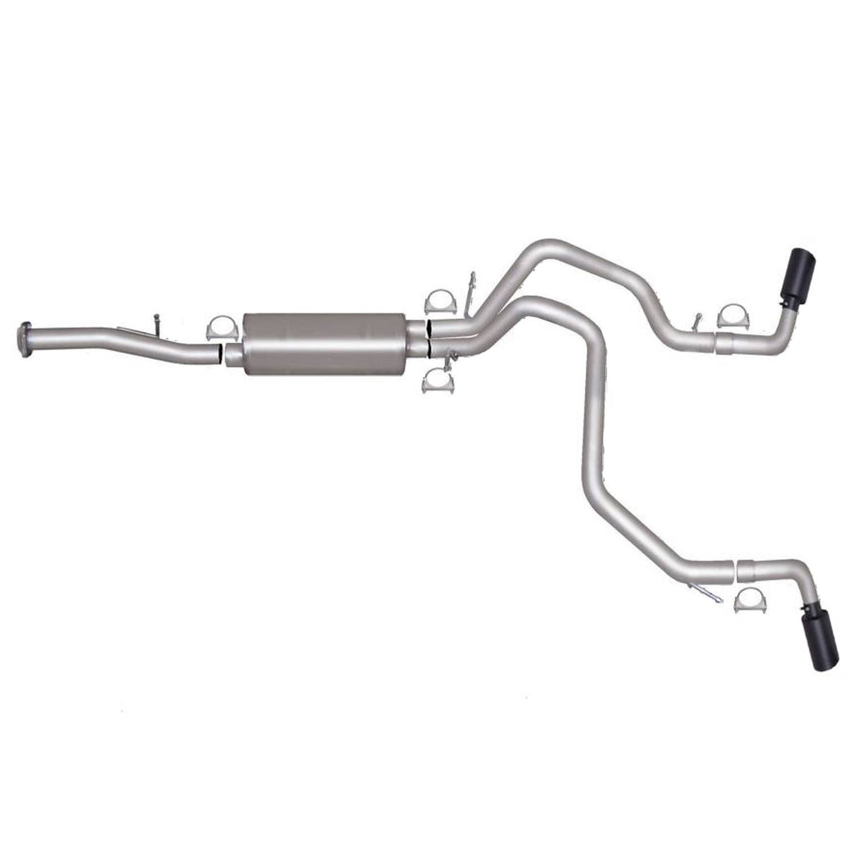 Black Cat-Back Dual Split Exhaust System E944893