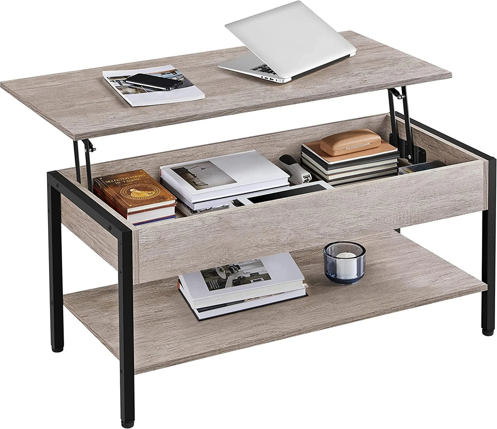 41 in Lift Top Coffee Table with Hidden Storage Compartment M66652