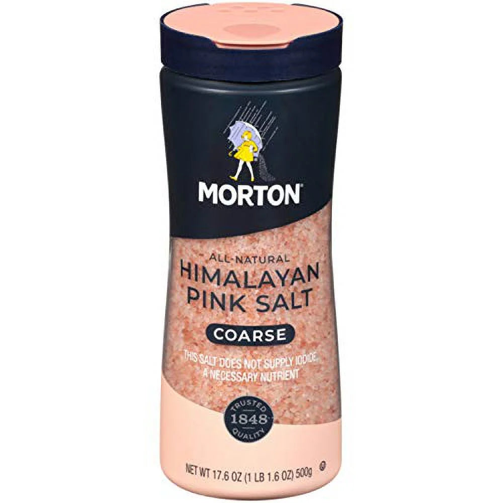 All-Natural Himalayan Pink Salt Coarse 17.6 Ounce Pack of 6 M97849
