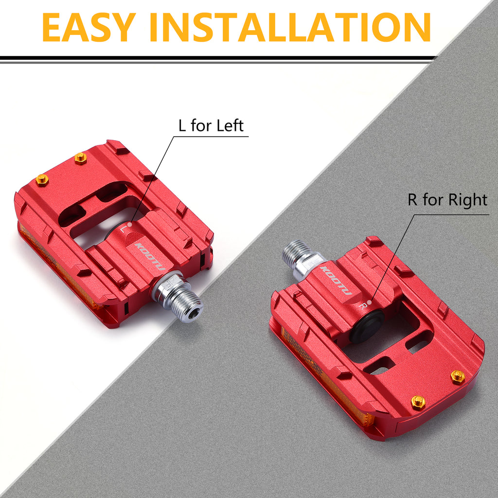 9/16 Inch Aluminum Non-Slip Folding Bike Pedals X21110