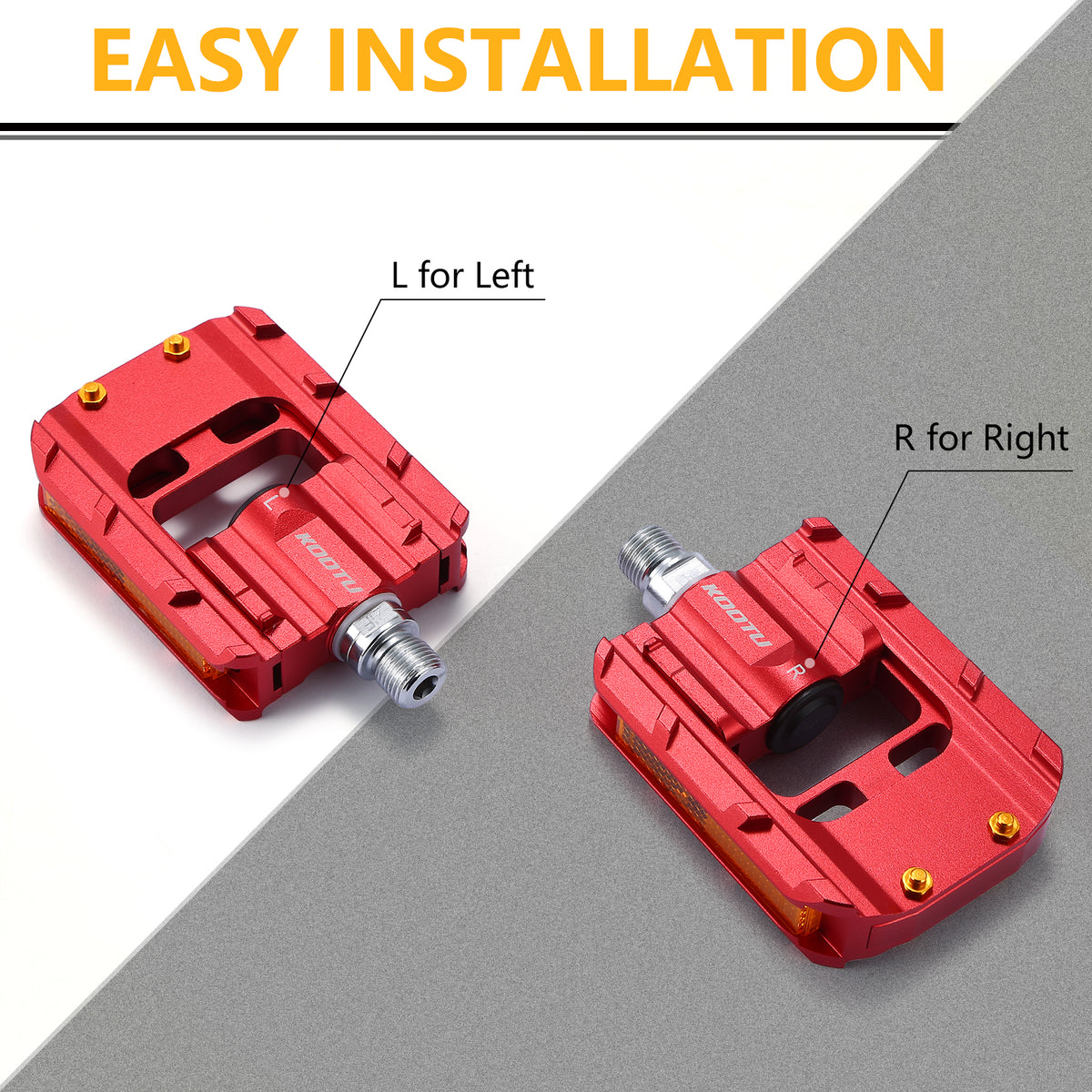 9/16 Inch Aluminum Non-Slip Folding Bike Pedals X21110