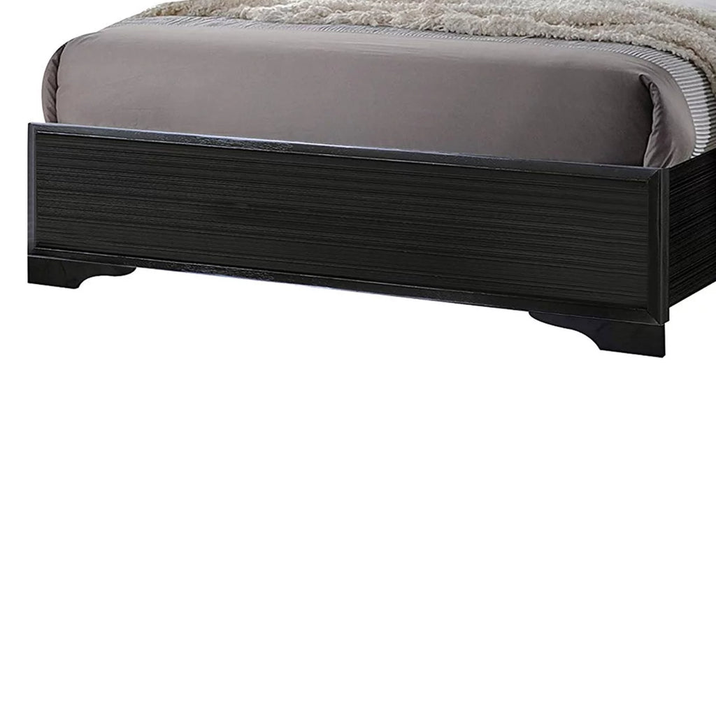 Twin Black Finish Bed T667