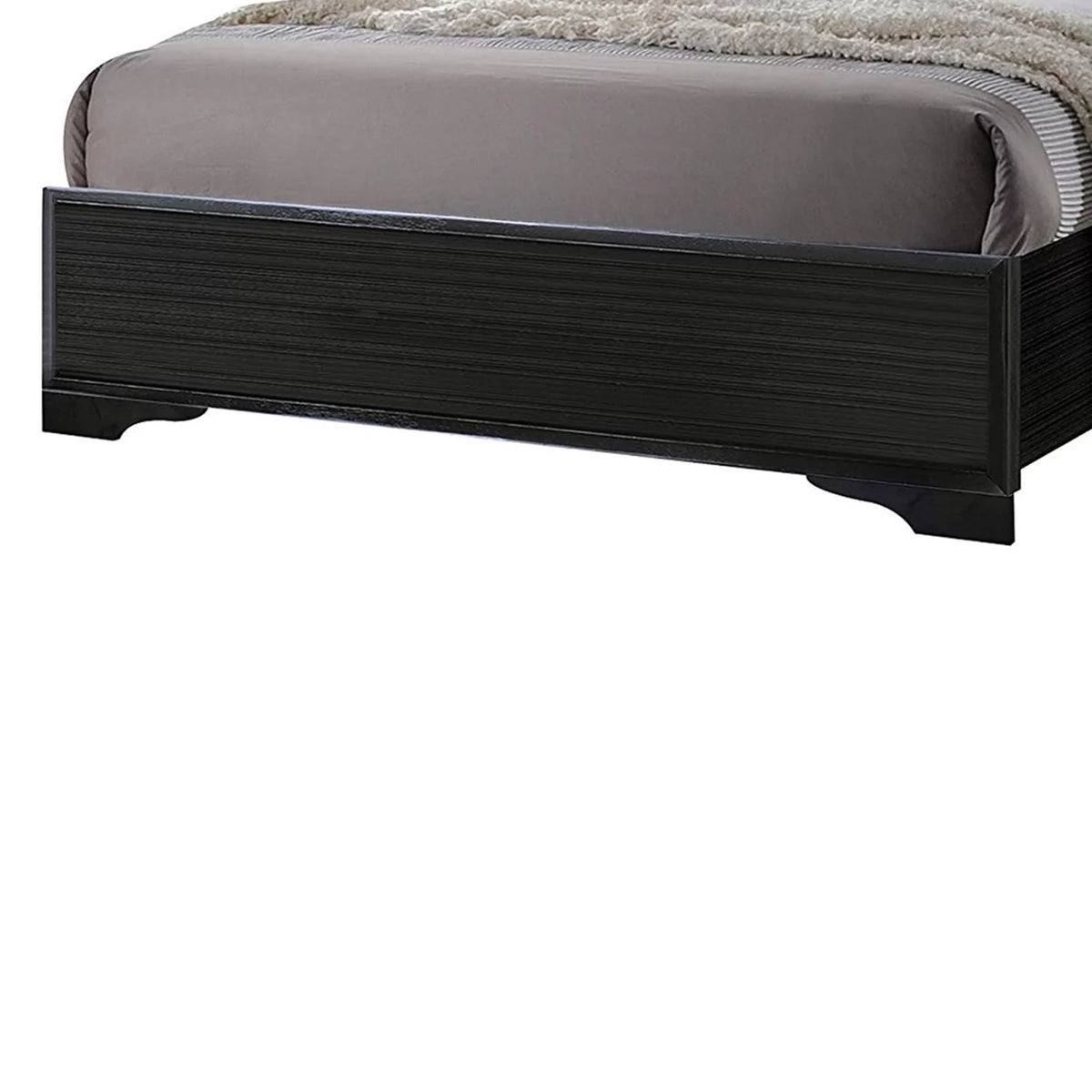 Twin Black Finish Bed T667
