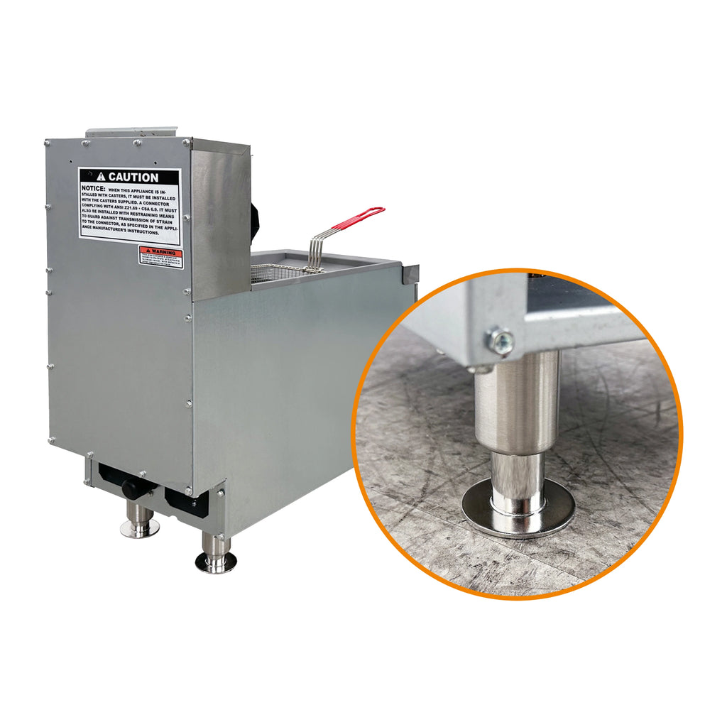 Commercial Gas Countertop Deep Fryer F270