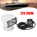 12V 100W Marine Spotlight Remote Control Searchlight 360° Rotate Waterproof G82894
