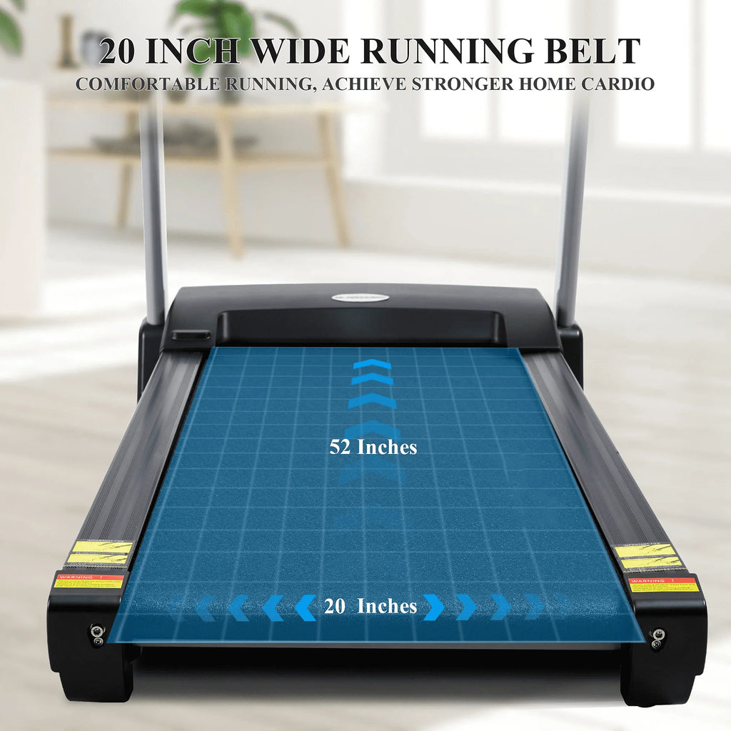 Folding Treadmill with 15% Electric Incline Y61454